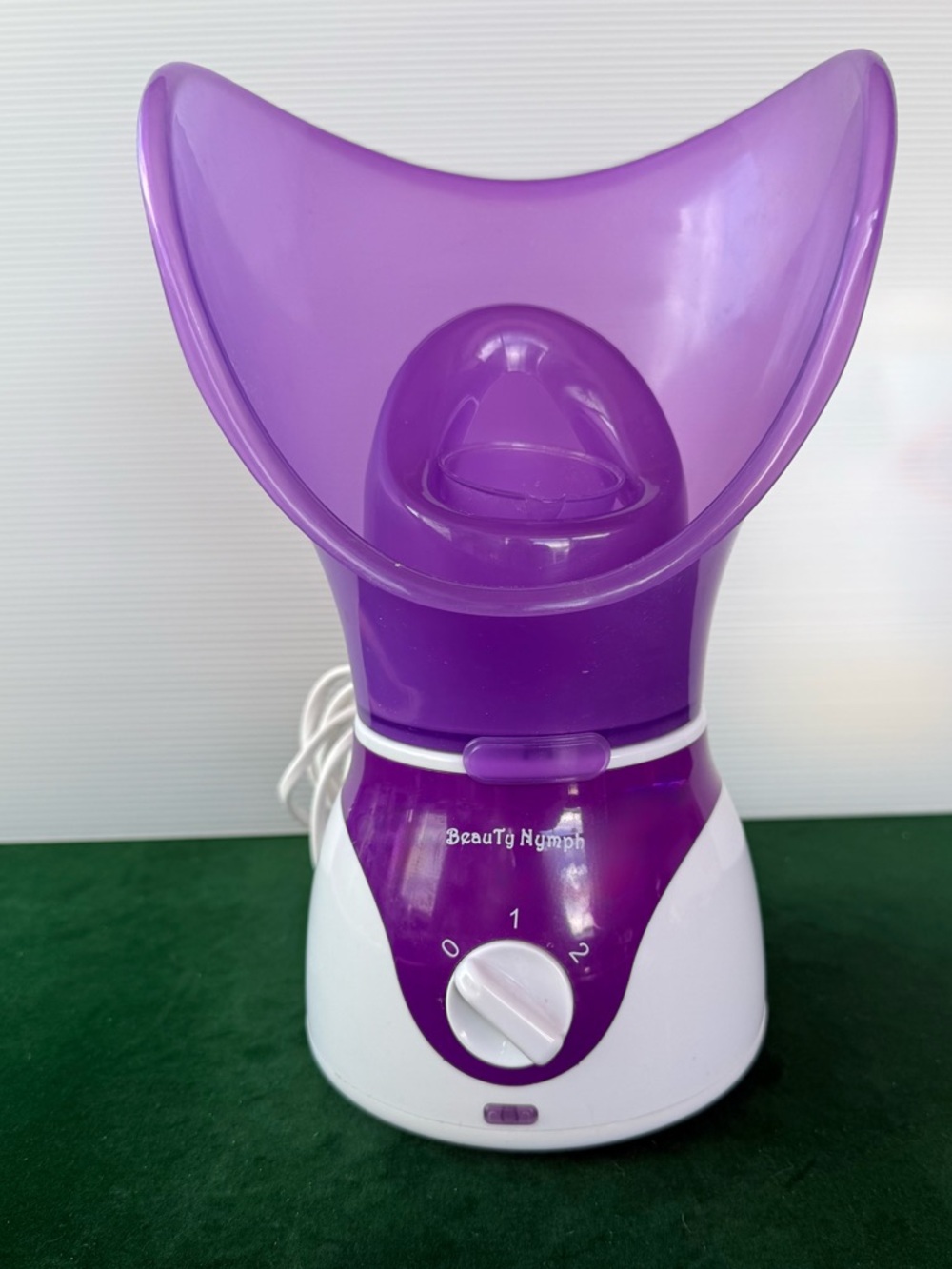 Beauty Nymph Facial Steamer NTFS-618 * Purple * Working * All Parts * Spa